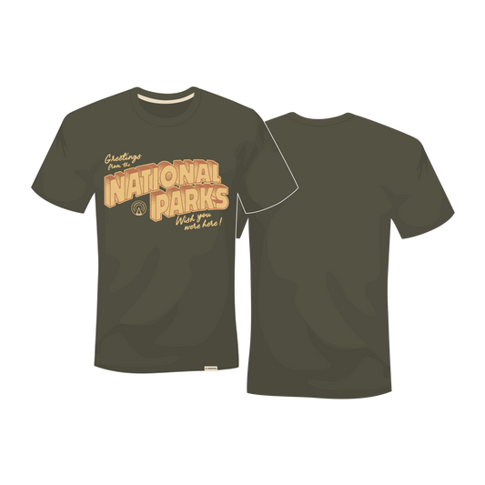 Preorder - Greetings From the National Parks Unisex Short Sleeve Tee