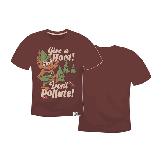 Preorder - Woodsy Owl Retro Women's Short Sleeve Boxy Tee