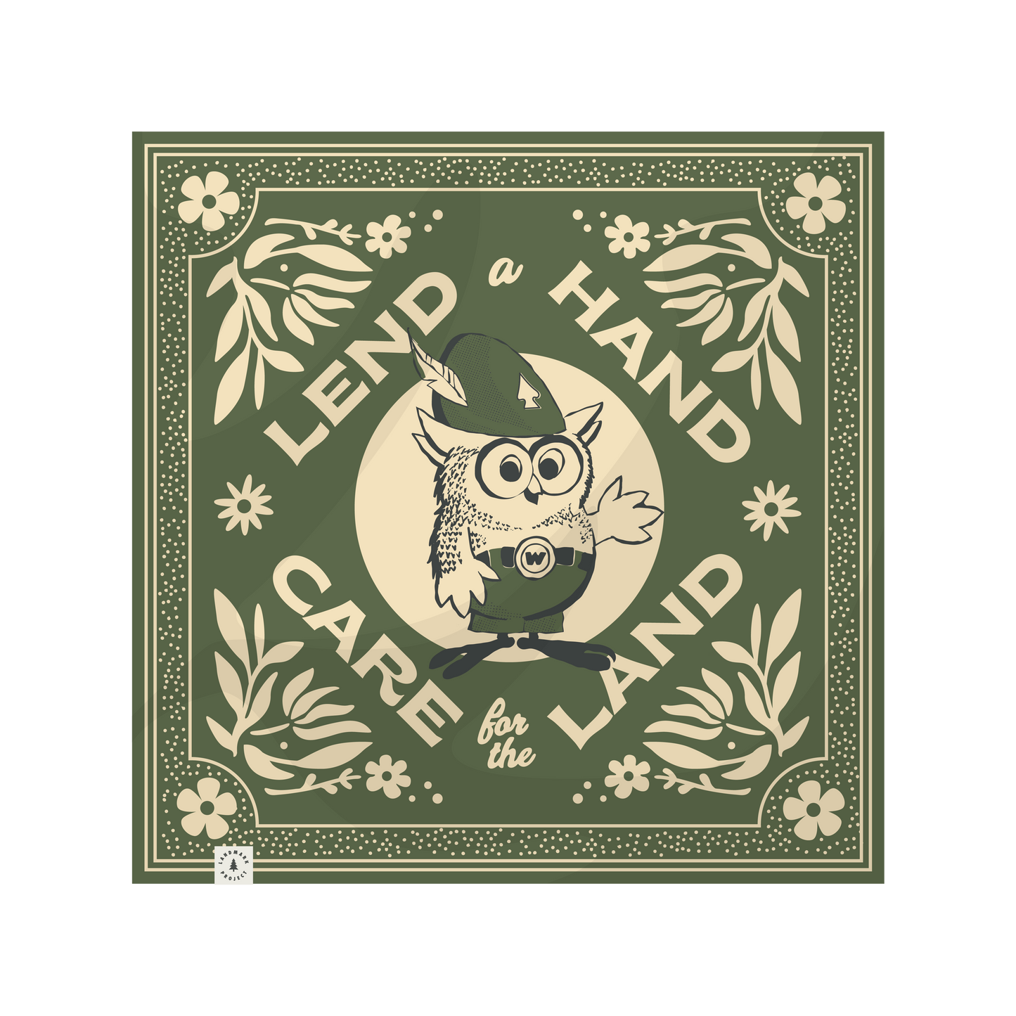 Preorder - Woodsy Owl Bandana