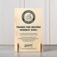 Woodsy Owl Table Sign POP