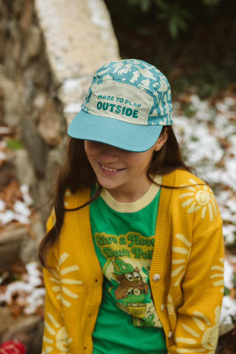 Made To Play Outside Kids 5-Panel Camp Hat