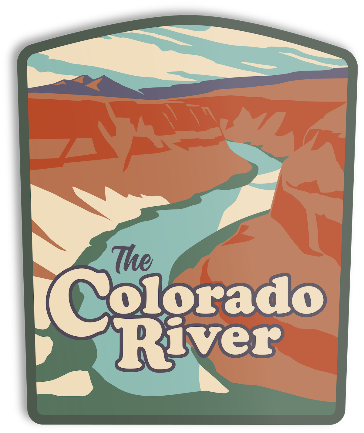 Colorado River Sticker Landmark Wholesale