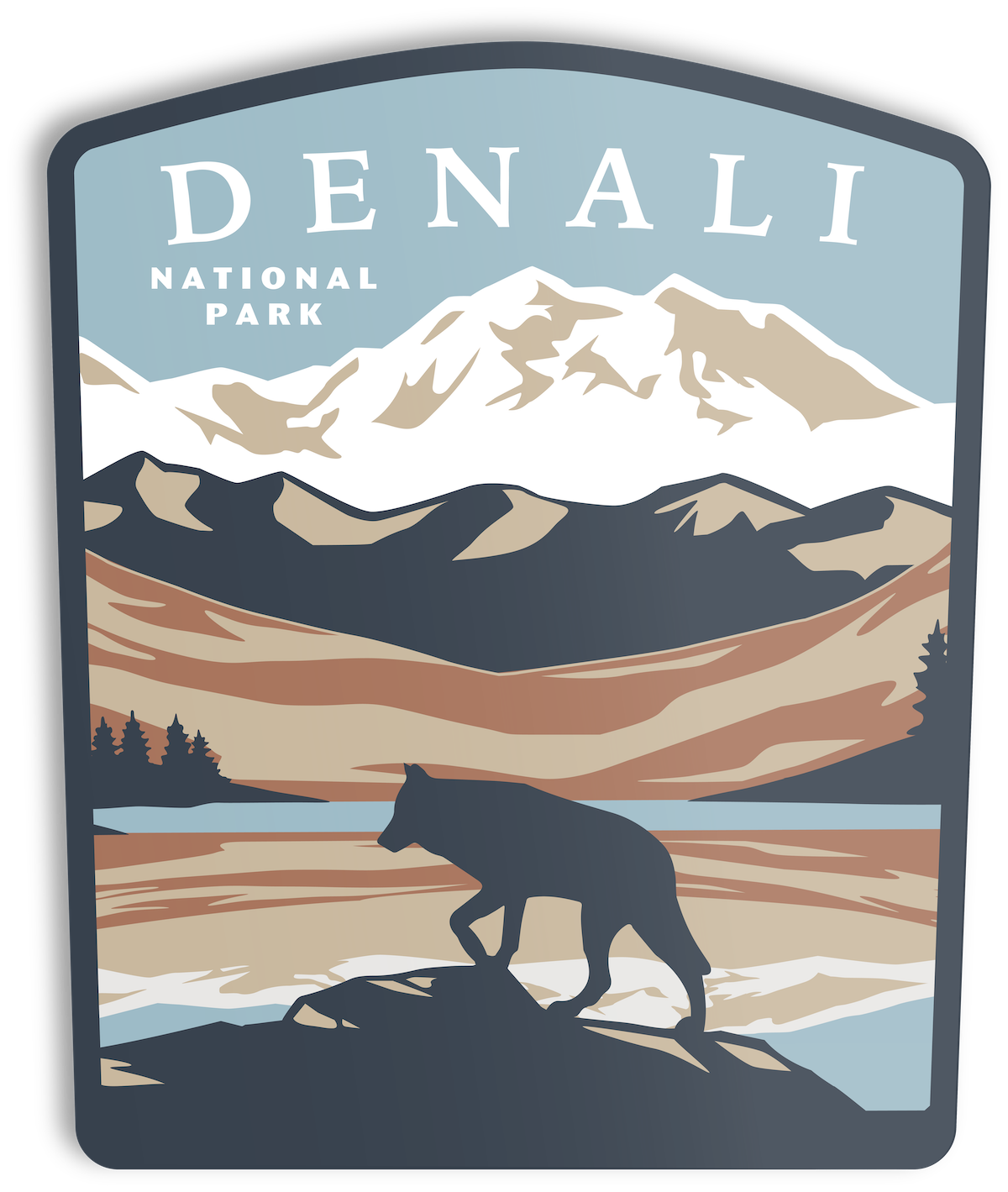 Denali National Park Sticker Landmark Wholesale