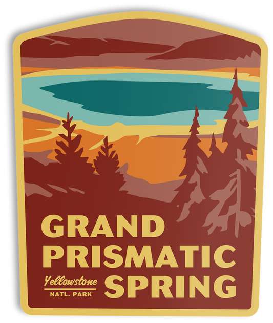 Grand Prismatic Spring Sticker