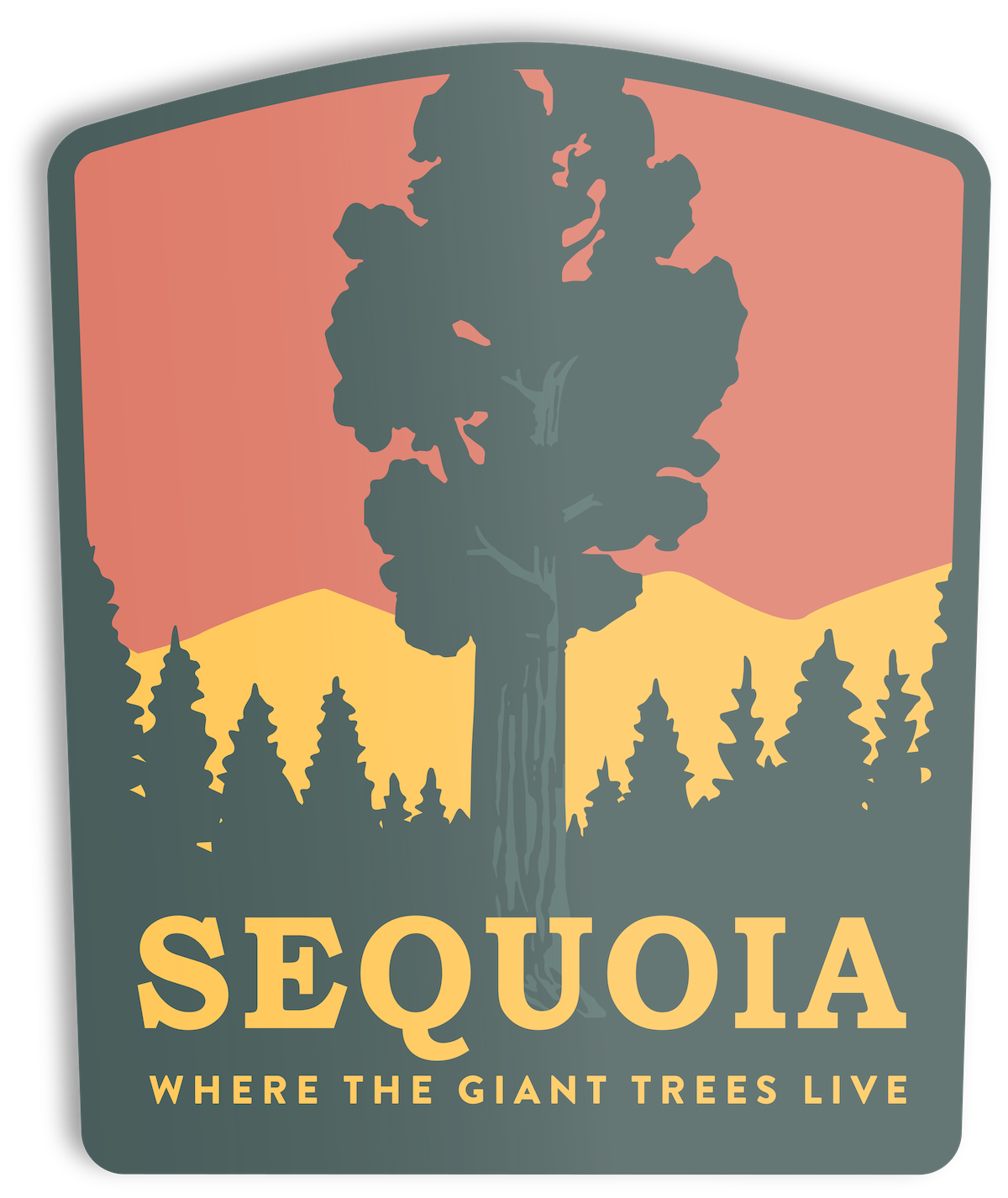 Sequoia National Park Sticker