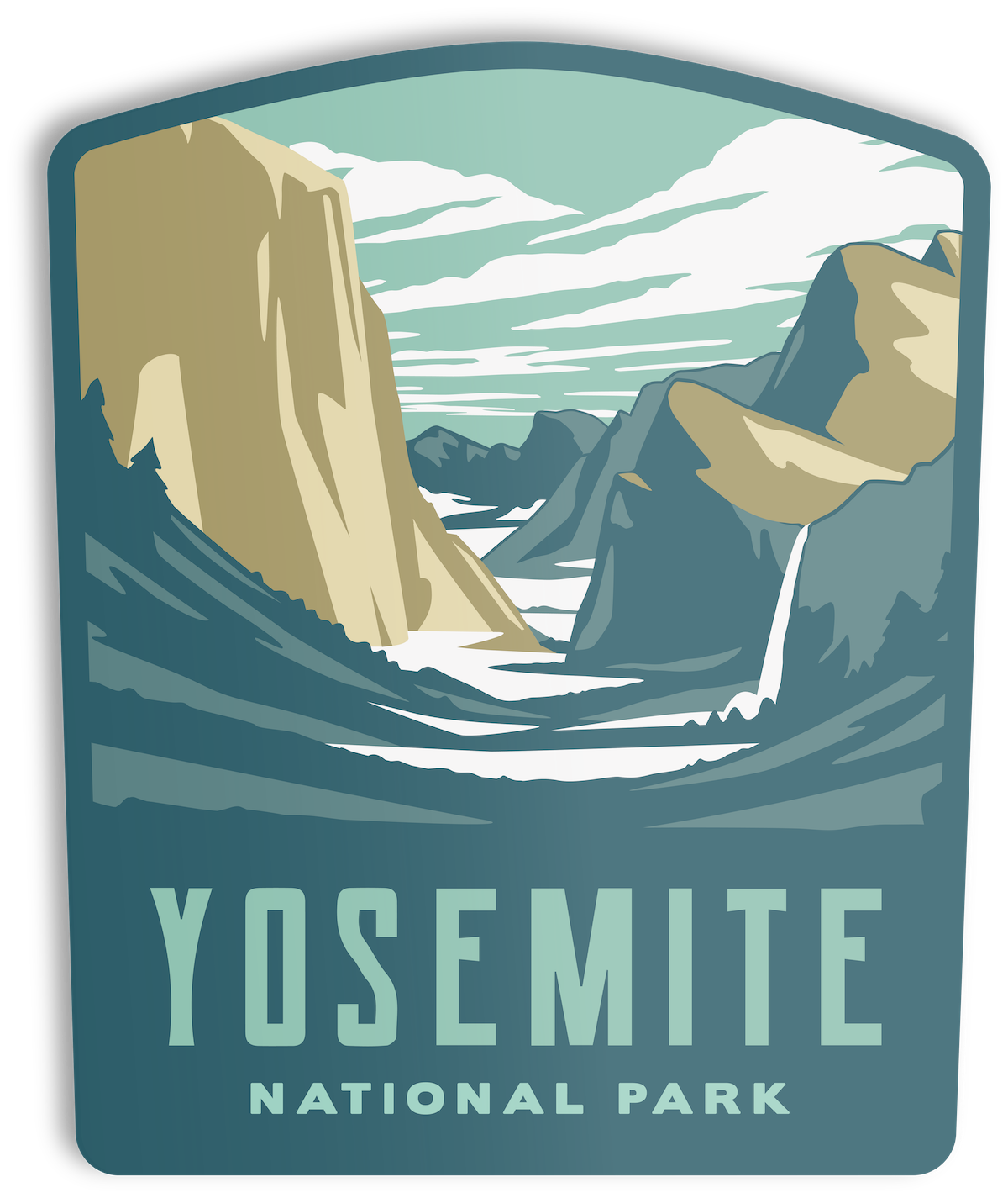 Yosemite National Park Sticker Landmark Wholesale