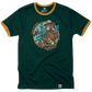 Smokey's Friends Ringer Unisex Short Sleeve Tee