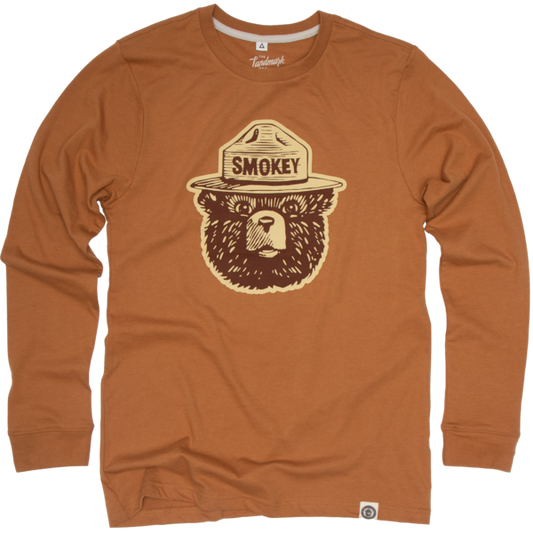 Smokey Bear Logo Long Sleeve Tee