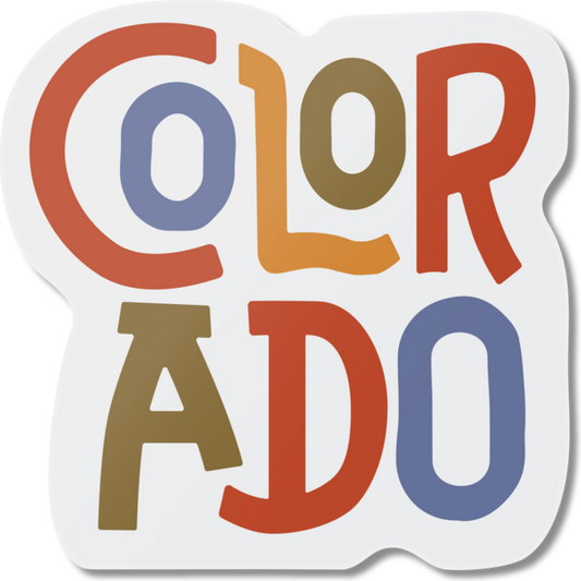 Colorful Colorado Magnet