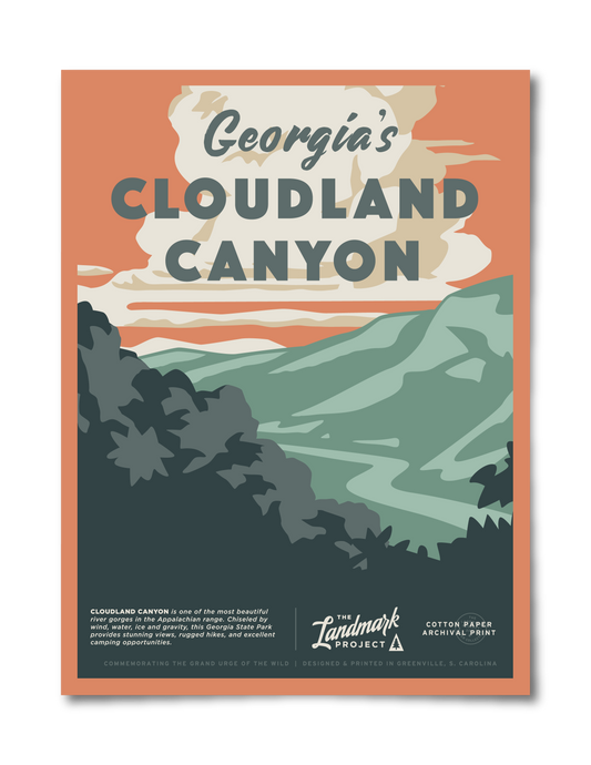 Cloudland Canyon State Park Poster