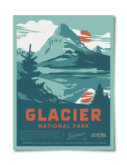 Glacier National Park Poster