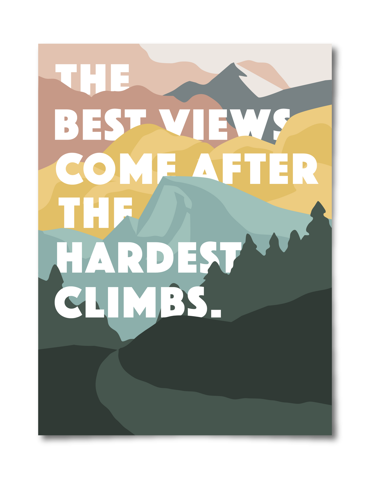Hardest Climb Poster