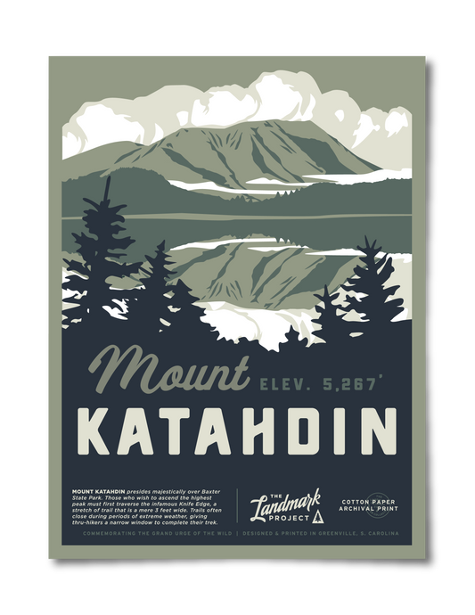 Mount Katahdin Poster