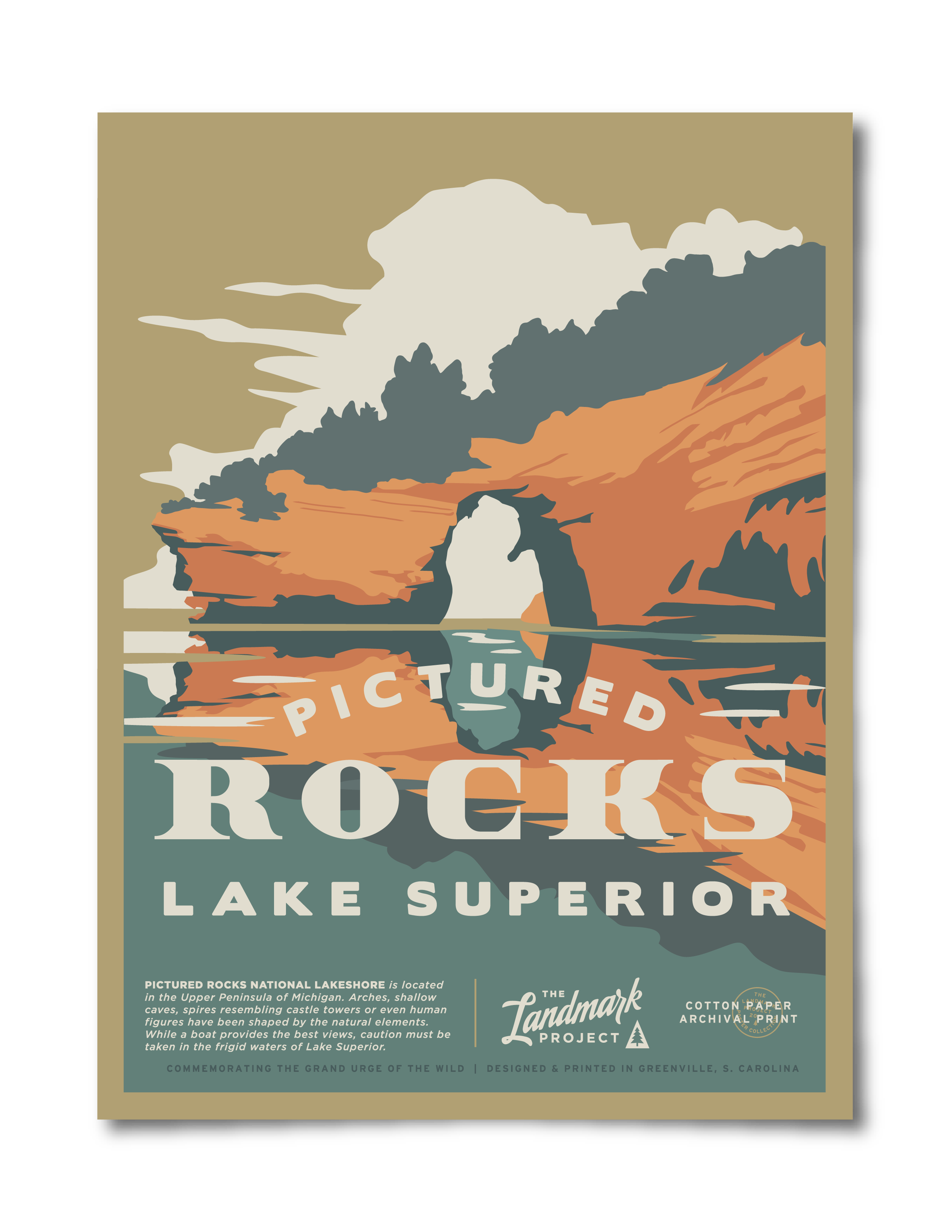 Product Poster Rocks Pictured Rocks Poster – Landmark Wholesale