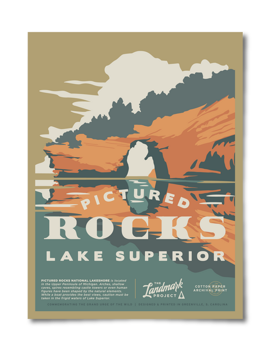 Pictured Rocks Poster