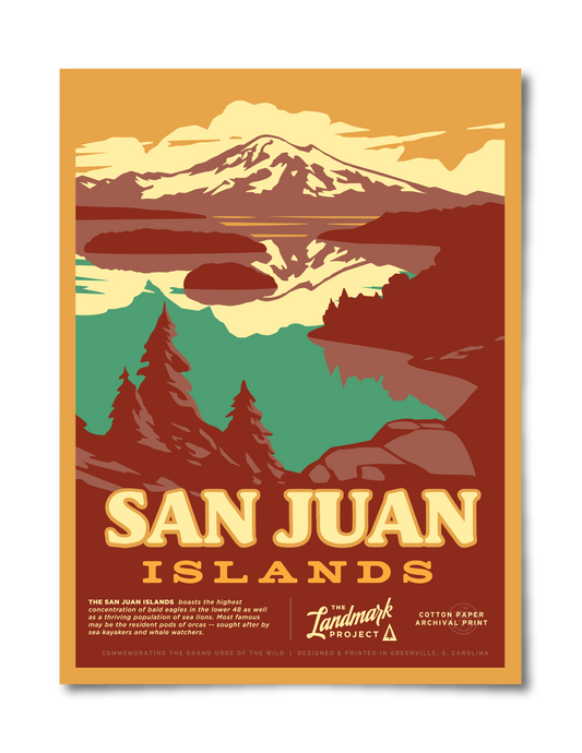 San Juan Islands National Historical Park Poster
