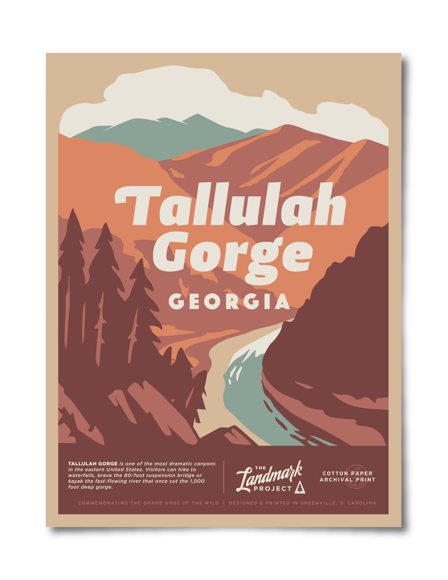 Tallulah Gorge State Park Poster