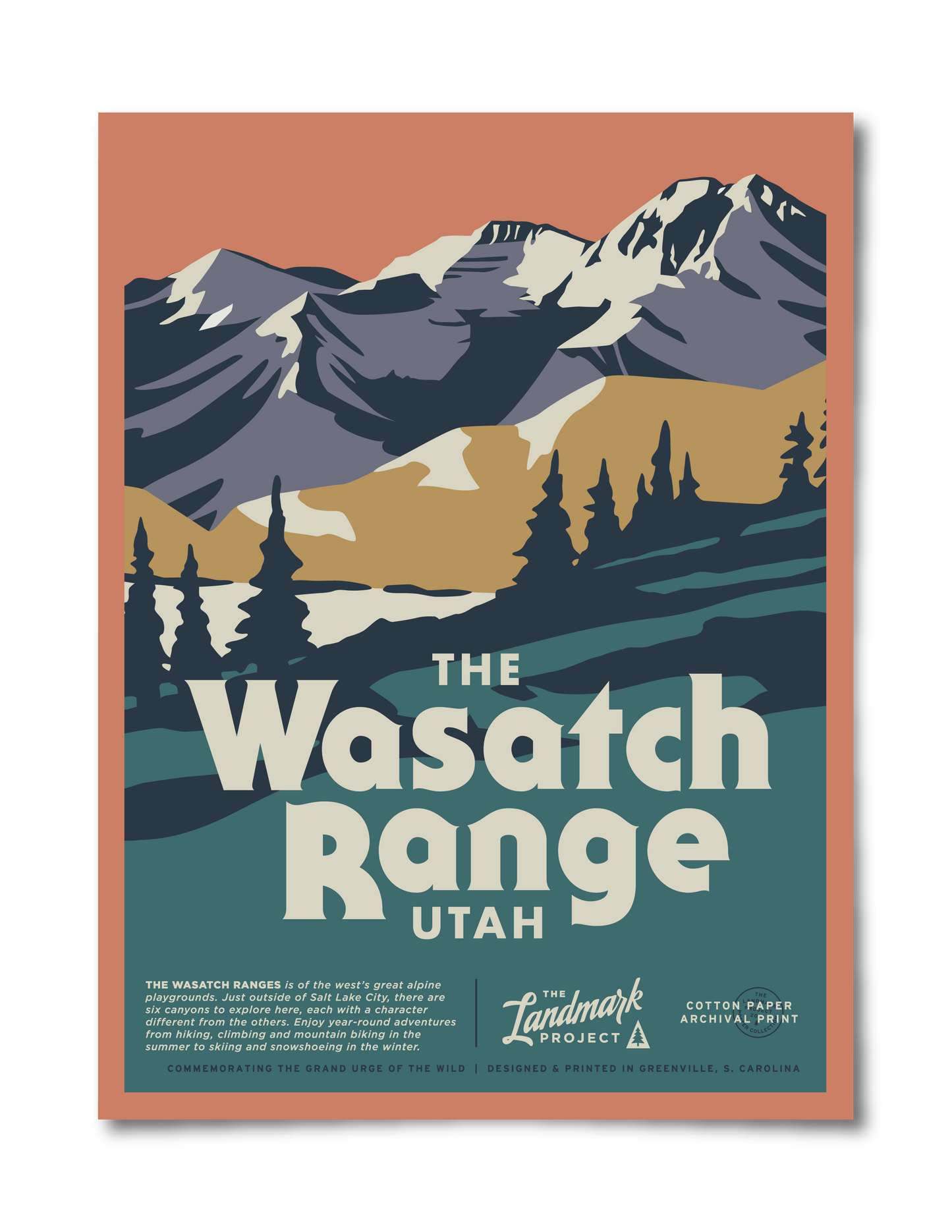 Wasatch Range Poster